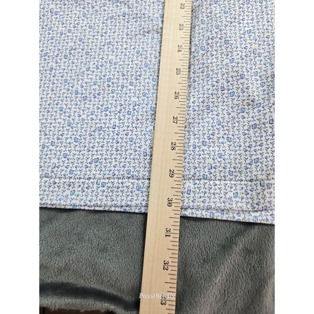 Peter Millar Light Blue Patterned Polo - Picture 7 of 9